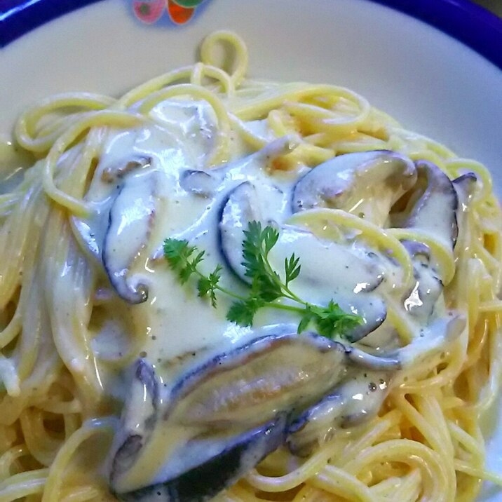 簡単!きのこのクリームパスタ